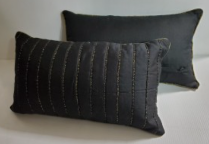 Black Lumbar Pillow