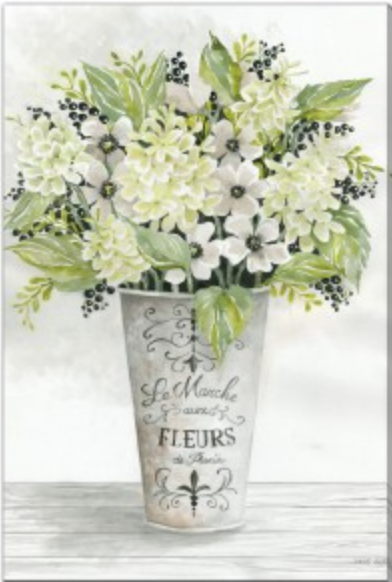 French Floral Canvas Print
