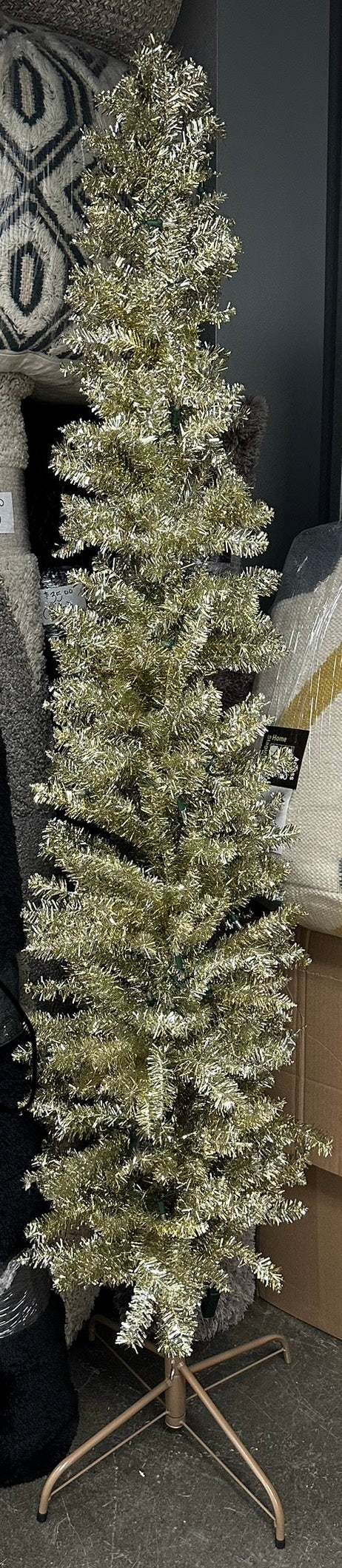 Pre-Lit Slim Christmas Tree