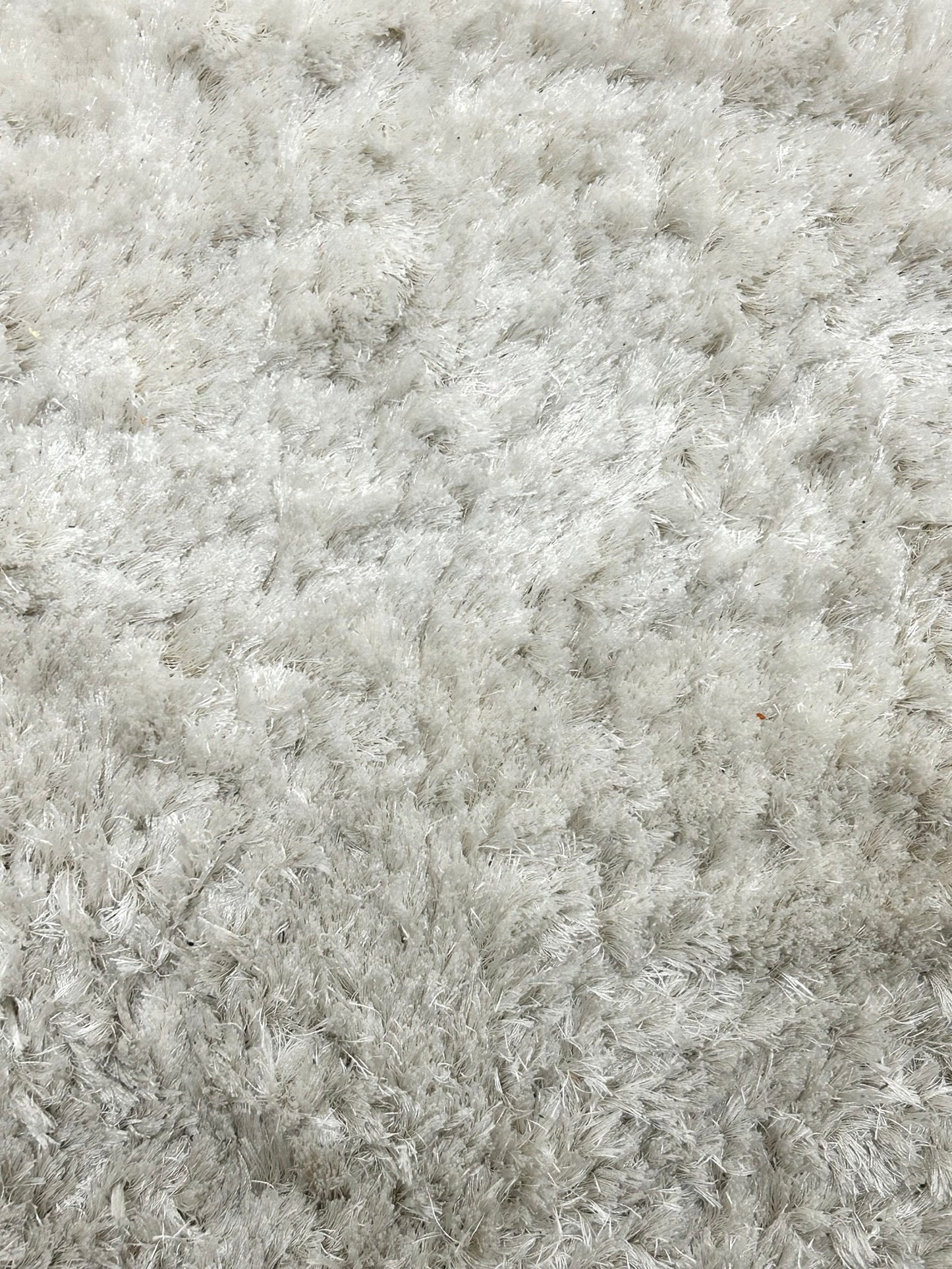 White Shag Area Rug