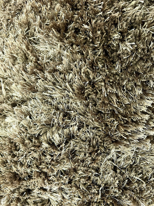 Taupe Shag Area Rug