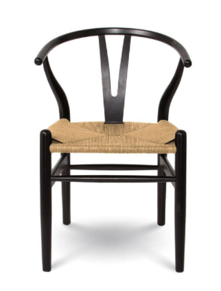 Frida Black/Natural Chair