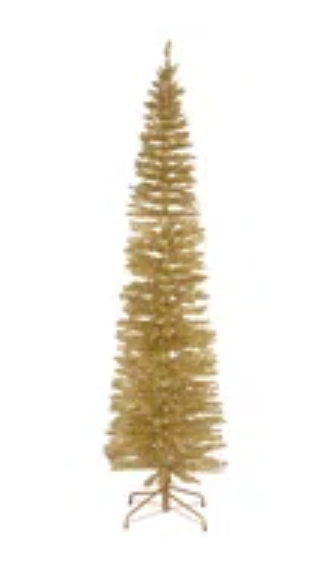 Pre-Lit Slim Christmas Tree